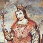 Comienzan los trabajos de restauración del cuadro de Santa Margarita de Guatiza